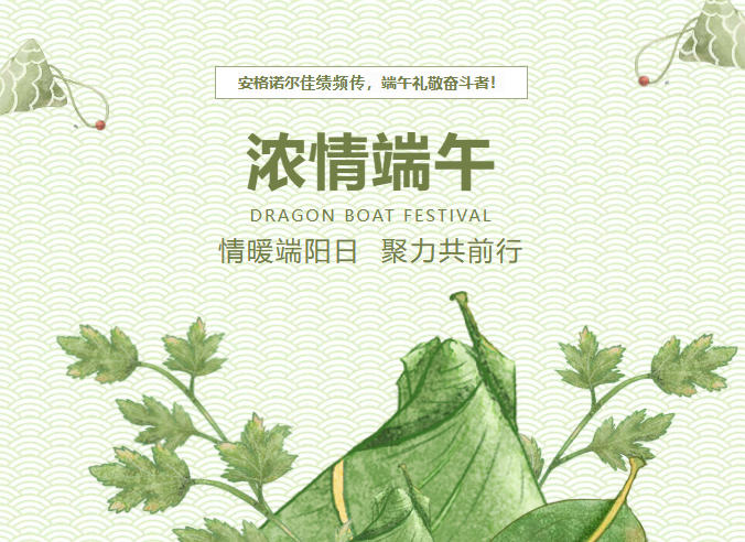 安格诺尔佳绩频传，端午礼敬奋斗者！